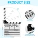 White Acrylic Slate ClapperBoard